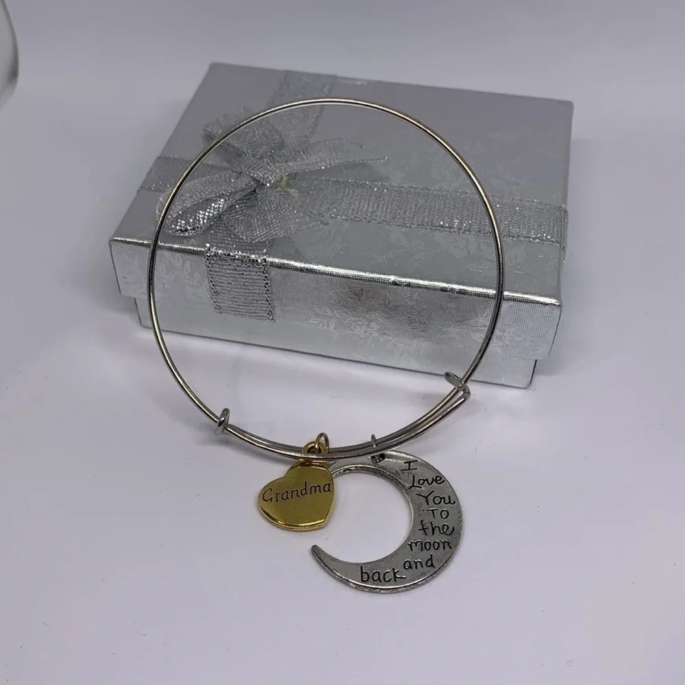 Gold and silver tone grandma bracelet.